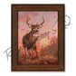 ’Harvest Time’ White-Tailed Deer Canvas Art Print Reclaimed Chestnut