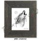 Howling Coyote Sketch Print Sketch Paper Print