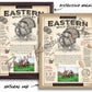 JUST THE SHELL - “Eastern Wild Turkey” Customizable Paper Print Custom Paper Print