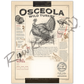 Just The Shell - “Osceola Wild Turkey” Customizable Paper Print Custom