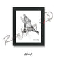 Landing Mallard Duck Sketch Print Sketch Paper Print