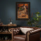 ’Makers Mark’ White-tailed Buck in a Scrape Canvas Art Print - Canvas Print