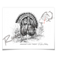 Merriam’s Wild Turkey Sketch Print