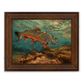 ’Moment of Beauty’ Brook Trout Canvas Art Print - Reclaimed Chestnut - Canvas Print
