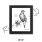 Mourning Dove Study Sketch Print Sketch Paper Print