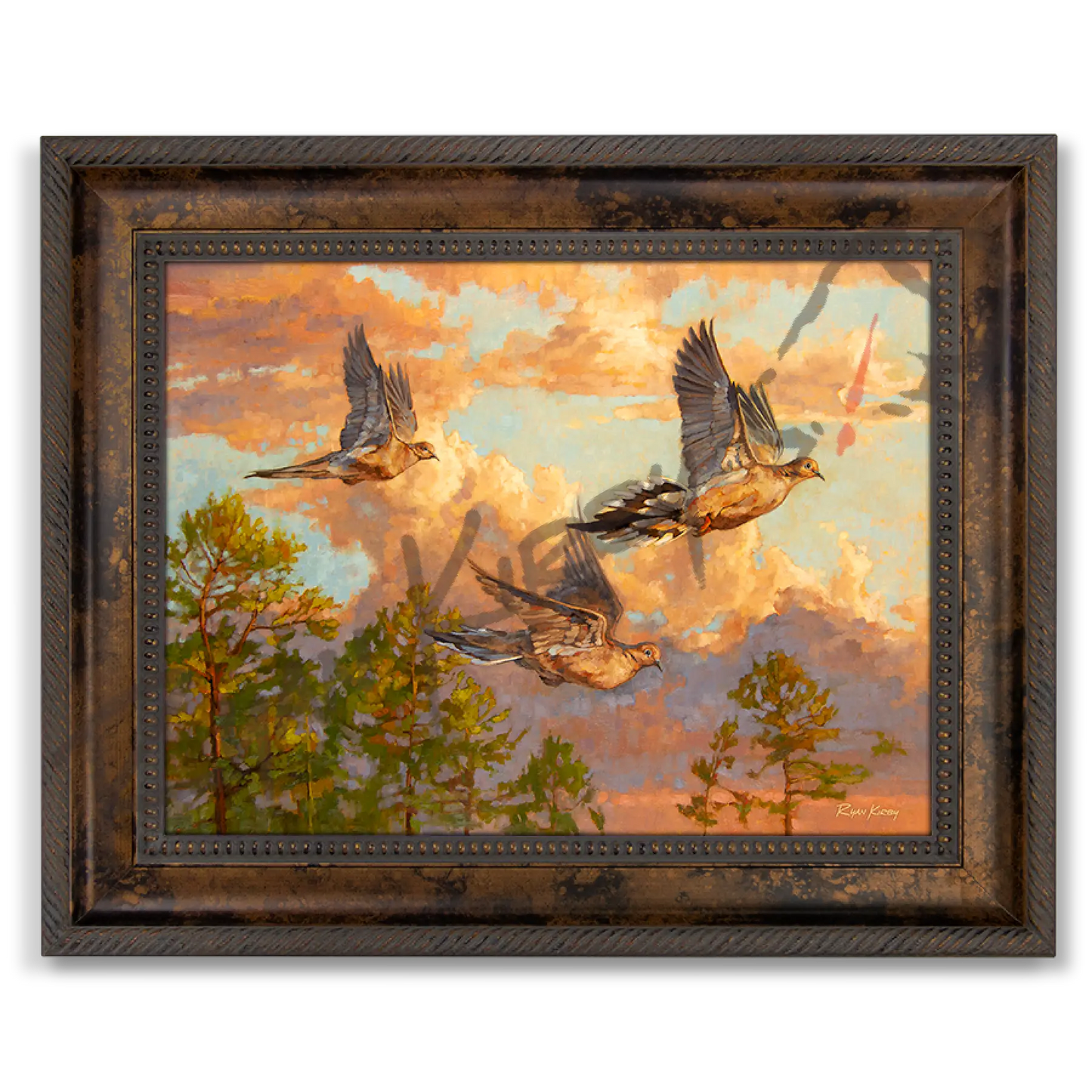 ’Mourning Glory’ Canvas Print Classic Bronze 30.5’’ X 24.5’’