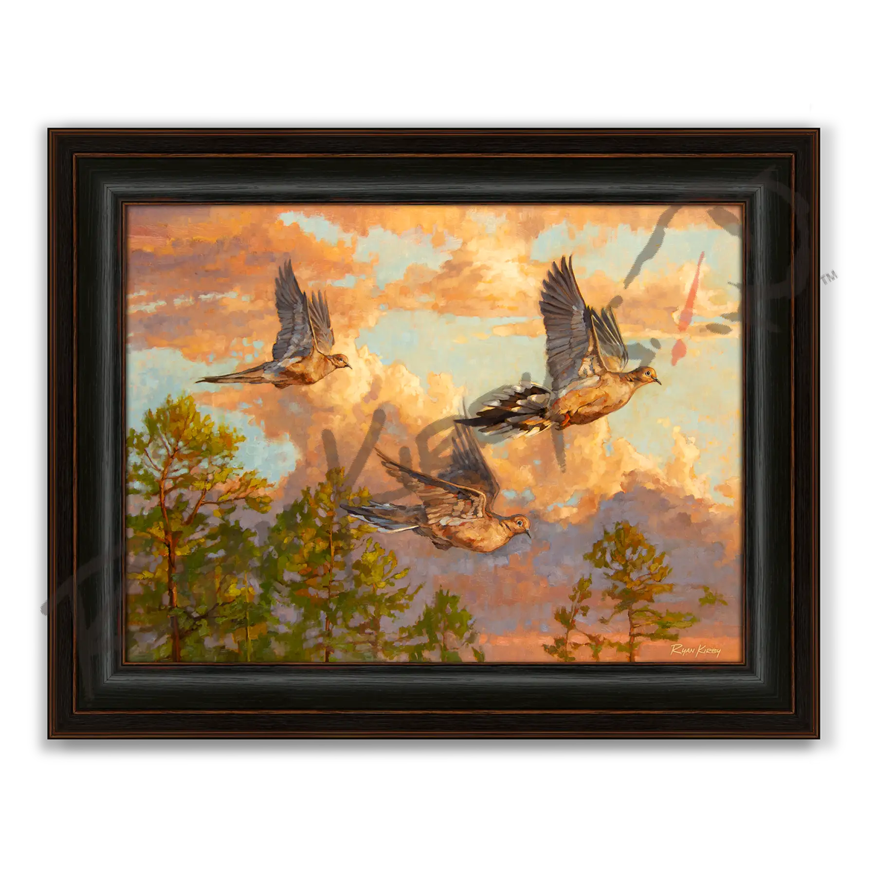 ’Mourning Glory’ Canvas Print - Midnight Oak - Canvas Print