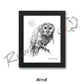 Owl Sketch Print Sketch Paper Print