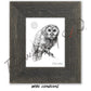 Owl Sketch Print Sketch Paper Print