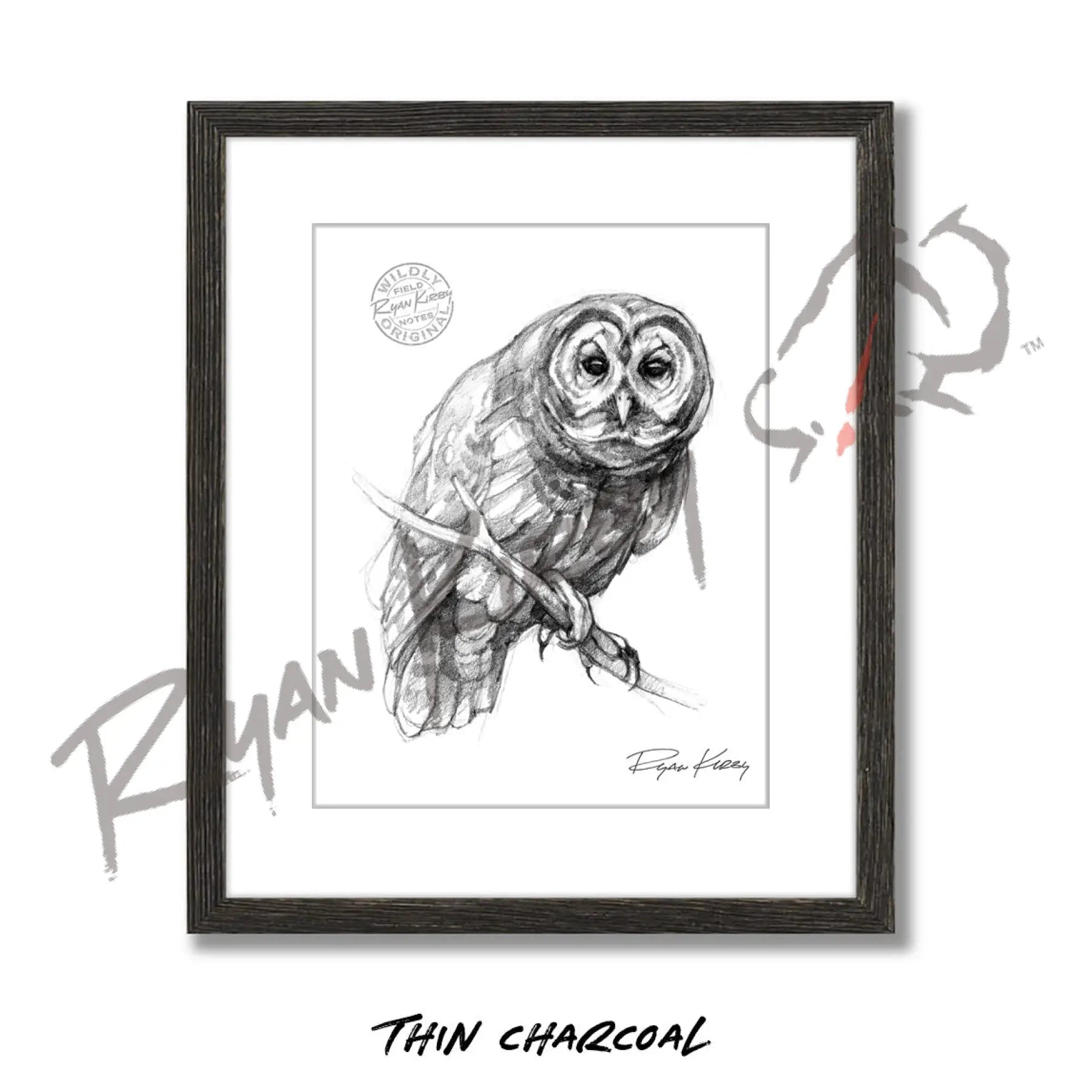 Owl Sketch Print Sketch Paper Print