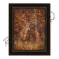 ’Posting Up’ White-tailed Deer Canvas Art Print - Midnight Oak - Canvas Print