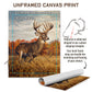 ’Running And Gunning’ White-Tailed Deer Canvas Art Print