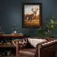 ’Running and Gunning’ White-tailed Deer Canvas Art Print - Canvas Print