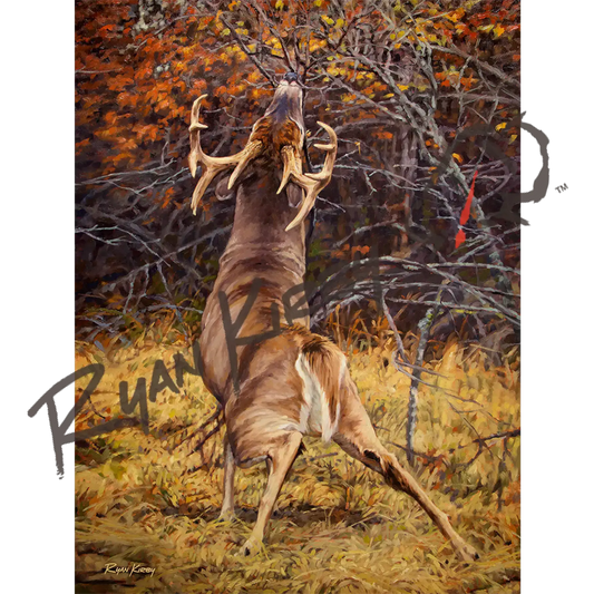 ’Scrape Line’ Original Oil Painting