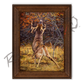 ’Scrape Line’ White-Tailed Deer Canvas Art Print Reclaimed Chestnut