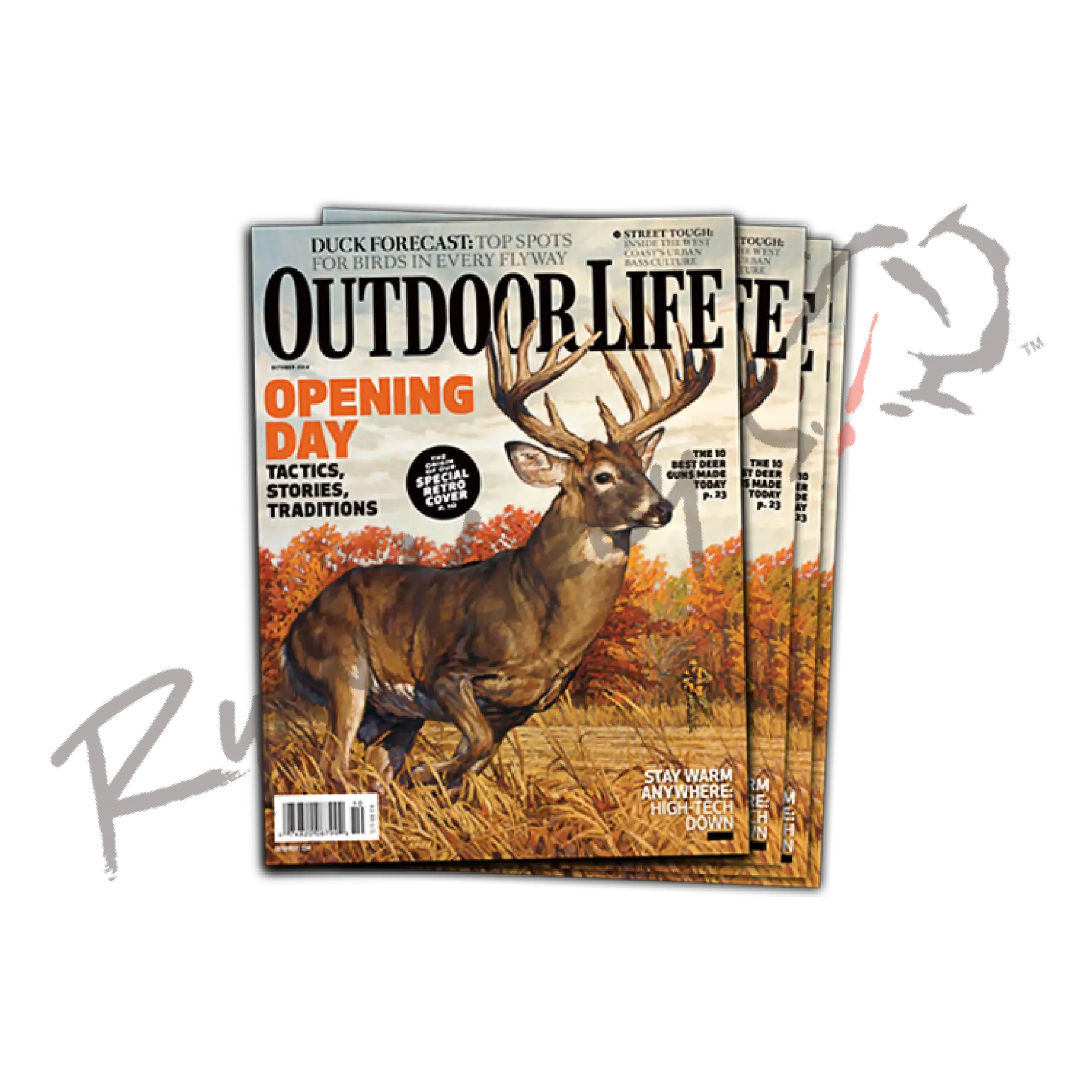 Signed October 2014 Issue Of Outdoor Life Magazine