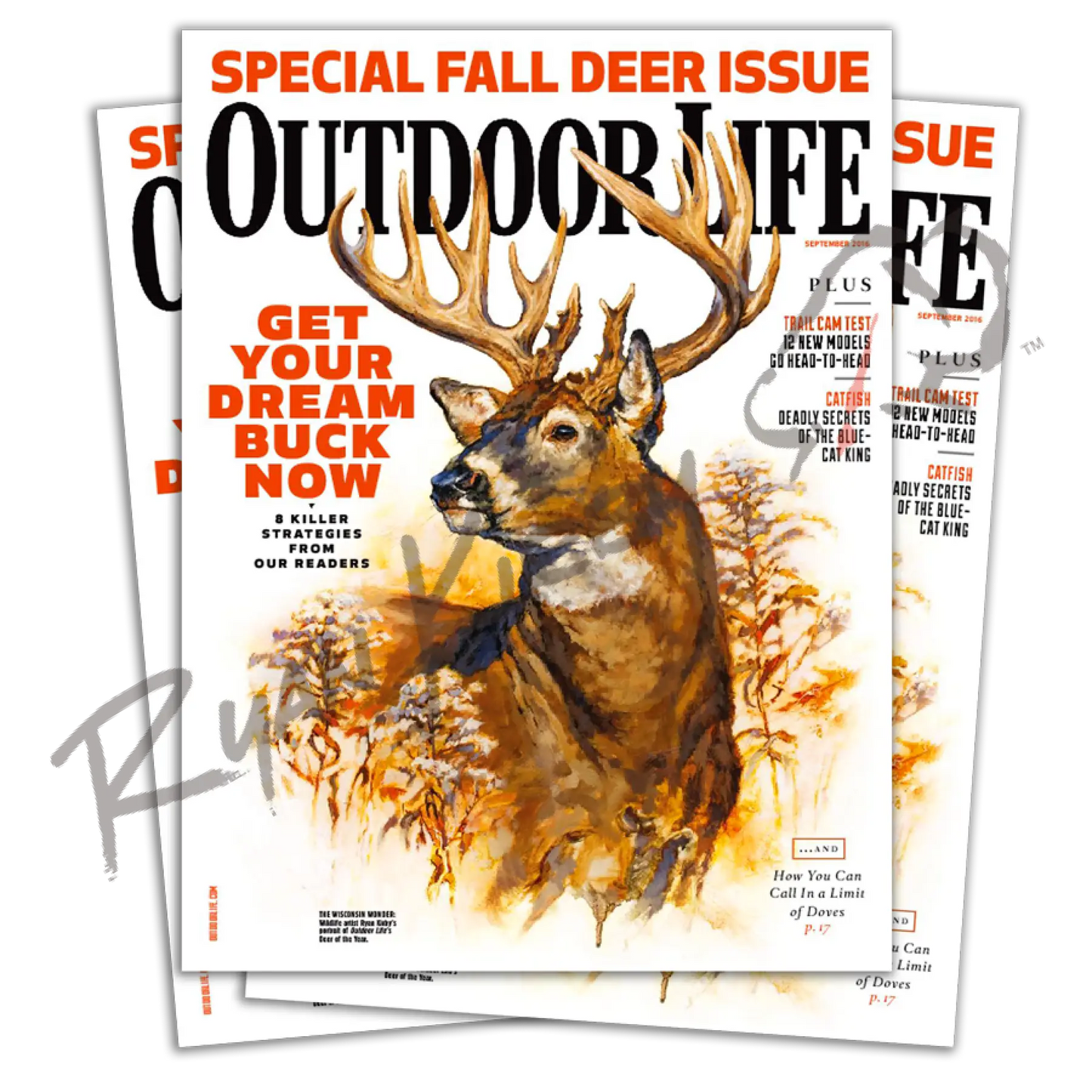 Signed September 2016 Issue Of Outdoor Life Magazine