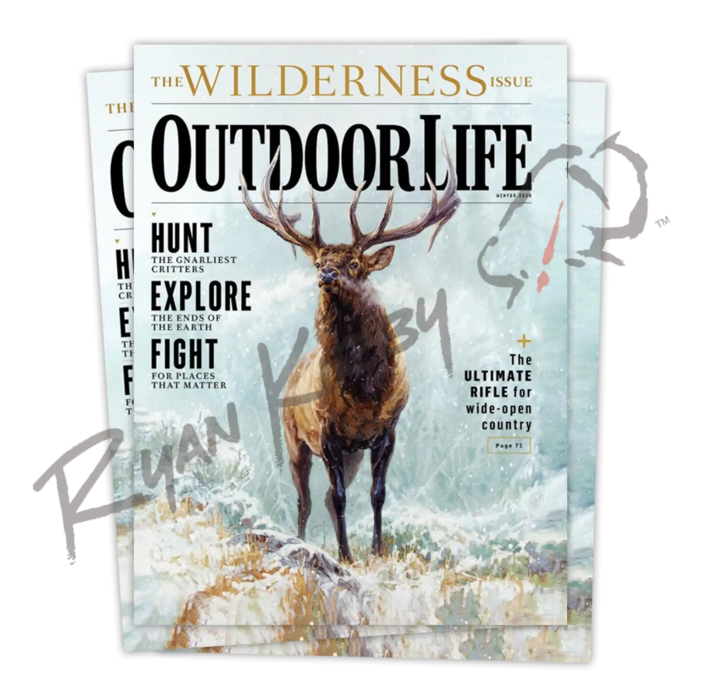 Signed Winter 2020 Issue Of Outdoor Life Magazine