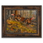 ’Sons Of Thunder’ Wild Turkey Canvas Art Print Classic Bronze 30.5’’ X 24.5’’