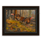 ’Sons of Thunder’ Wild Turkey Canvas Art Print - Midnight Oak - Canvas Print