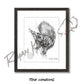 Squirrel Sketch Print Sketch Paper Print