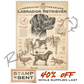Stamp-N-Bent ’’An American Treasure: The Labrador Retriever’ Poster