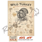 Stamp-N-Bent ’WILD TURKEY: KING OF SPRING’ ART POSTER Poster
