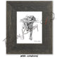 Swimming Labrador Retriever Sketch Print Sketch Paper Print