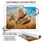 ’The Departure’ Pheasant Canvas Art Print Canvas Print