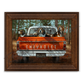 ’Three for the Tree’ Walker Hound Canvas Art Print - Reclaimed Chestnut - Canvas Print