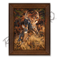’Turn And Burn’ White-Tailed Deer Canvas Art Print Reclaimed Chestnut