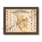 ’Waterfowl Flyways of North America’ Poster | Duck Species & Migration Routes - Timberland - Poster