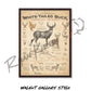 ’White-Tailed Buck: An American Original’ Poster Poster