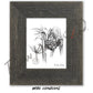White-tailed Buck Rub Sketch Print Sketch Paper Print