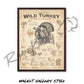 ’Wild Turkey: King of Spring’ Art Poster Poster